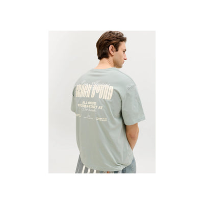 JREBHAYDEN RELAXED SS TEE — Aqua Gray