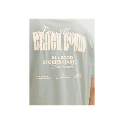 JREBHAYDEN RELAXED SS TEE — Aqua Gray