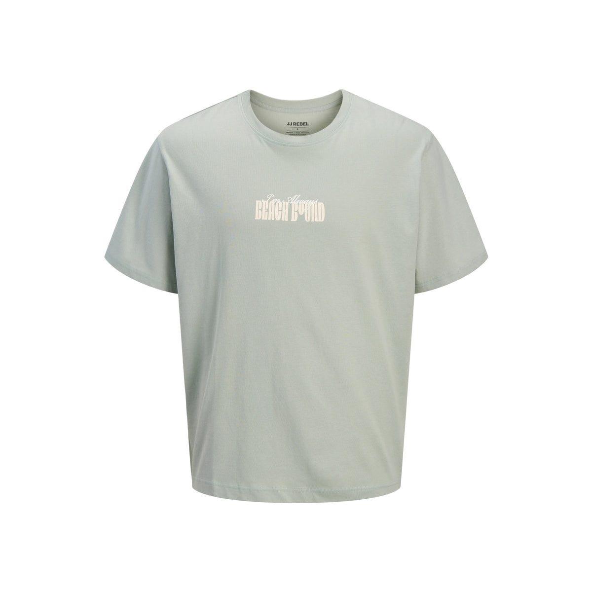 JREBHAYDEN RELAXED SS TEE — Aqua Gray