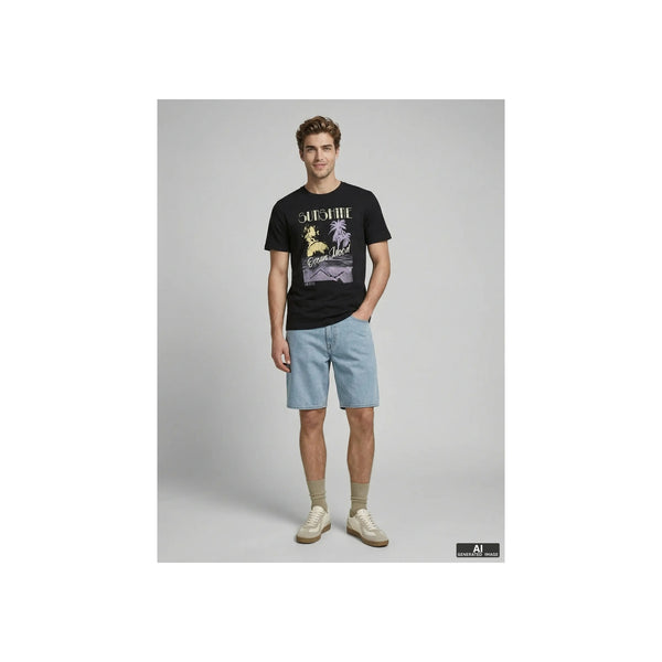 JREBMASON SS TEE — Cashmere Blue