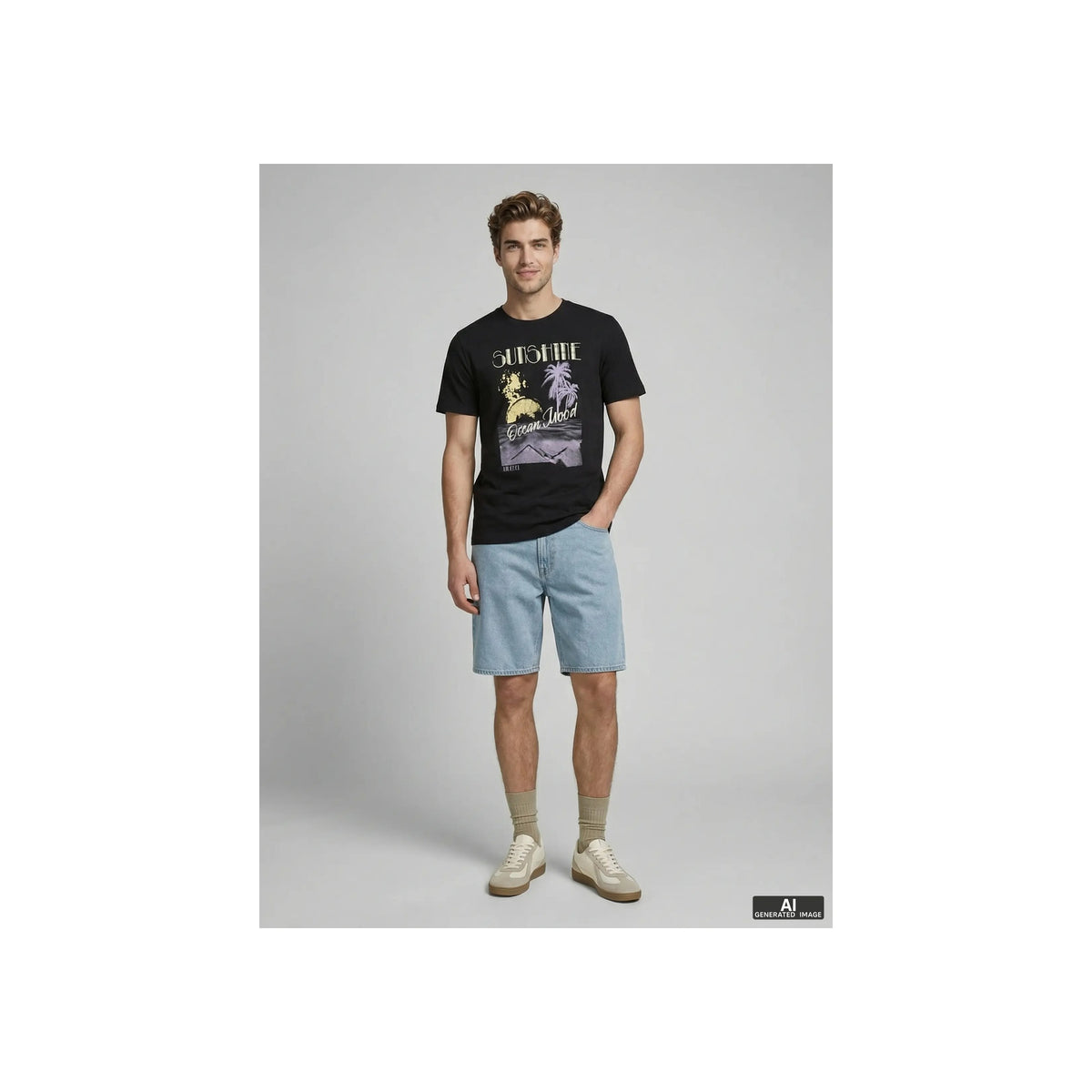 JREBMASON SS TEE — Cashmere Blue