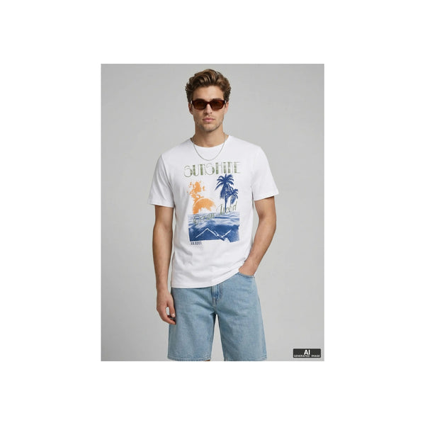 JREBMASON SS TEE — Cashmere Blue