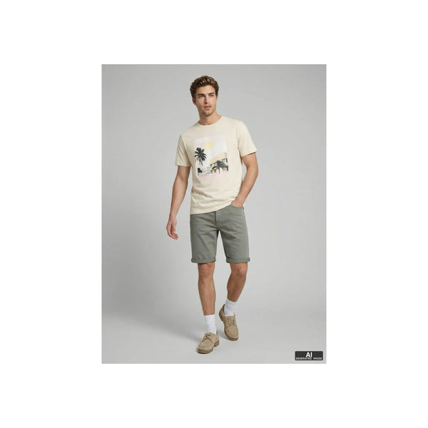 JREBMASON SS TEE — Cashmere Blue