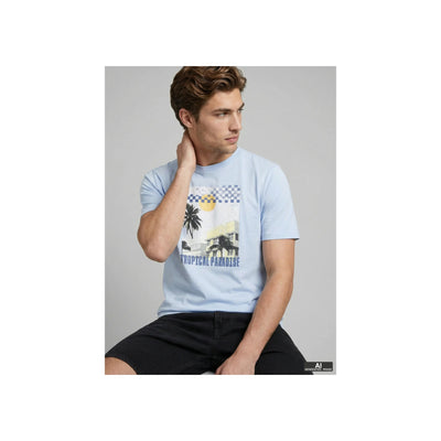JREBMASON SS TEE — Cashmere Blue