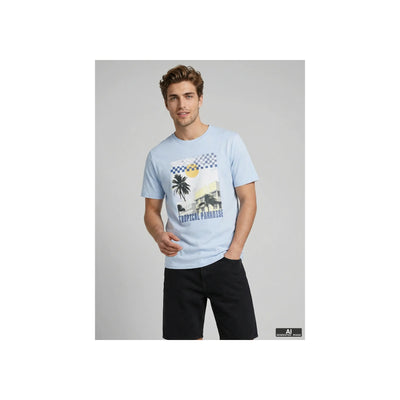 JREBMASON SS TEE — Cashmere Blue