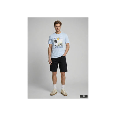JREBMASON SS TEE — Cashmere Blue