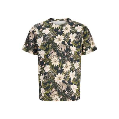 JREBRUSSEL FLOWER AOP SS TEE — Moonbeam