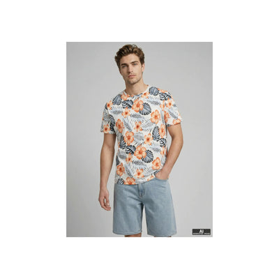 JREBRUSSEL FLOWER AOP SS TEE — Moonbeam