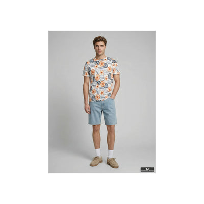 JREBRUSSEL FLOWER AOP SS TEE — Moonbeam