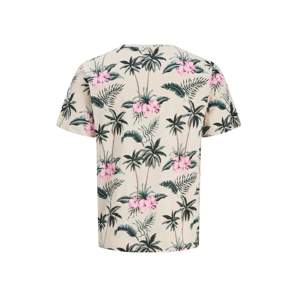 JREBRUSSEL FLOWER AOP SS TEE — Moonbeam