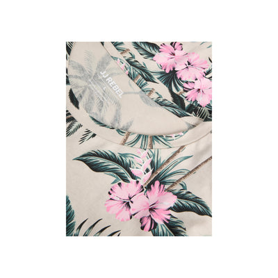 JREBRUSSEL FLOWER AOP SS TEE — Moonbeam