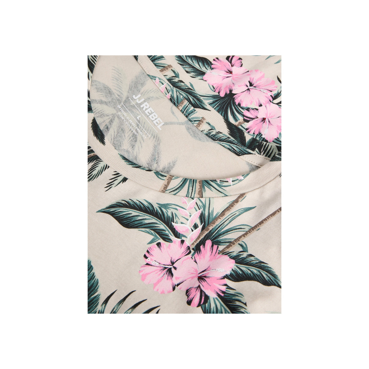 JREBRUSSEL FLOWER AOP SS TEE — Moonbeam