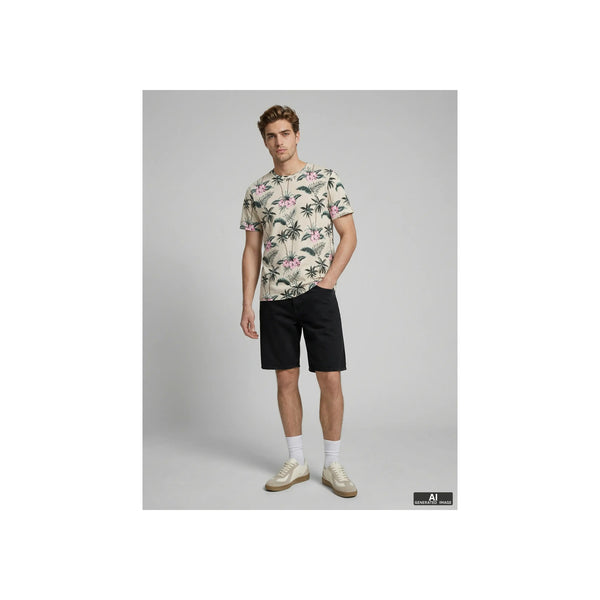 JREBRUSSEL FLOWER AOP SS TEE — Moonbeam