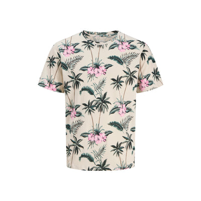 JREBRUSSEL FLOWER AOP SS TEE — Moonbeam