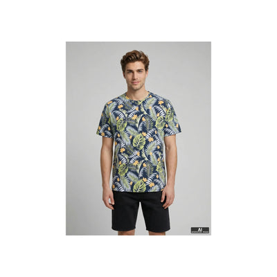 JREBRUSSEL FLOWER AOP SS TEE — Moonbeam