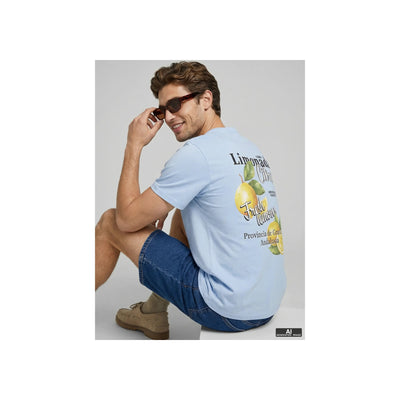 JREBAARON SS TEE — Cashmere Blue