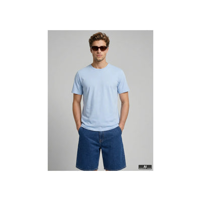 JREBAARON SS TEE — Cashmere Blue