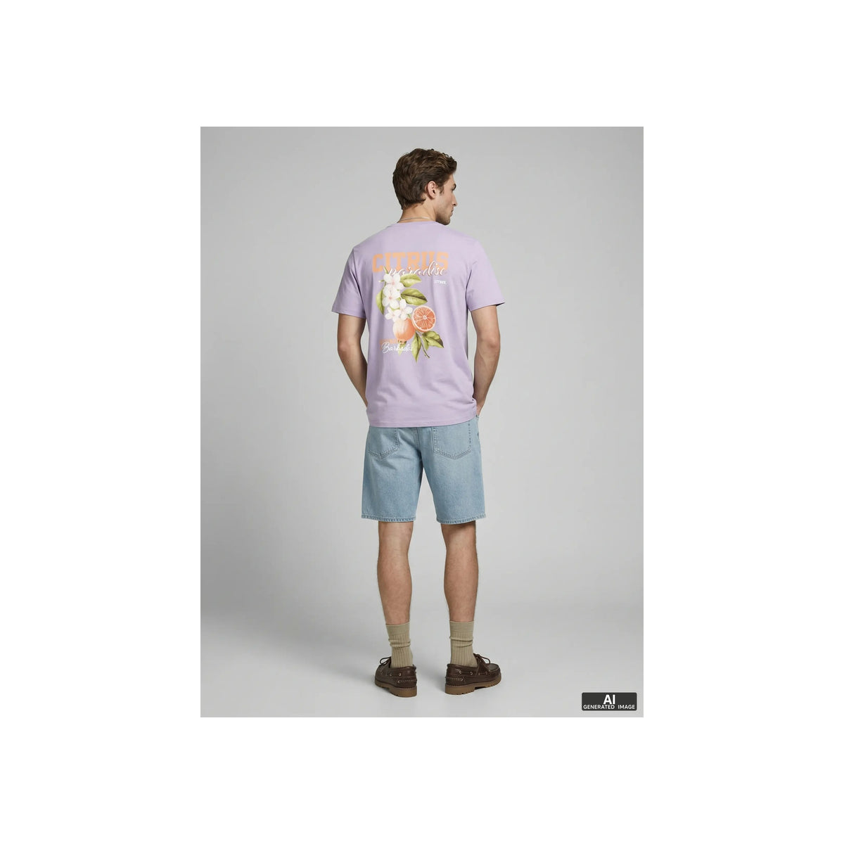 JREBAARON SS TEE — Cashmere Blue
