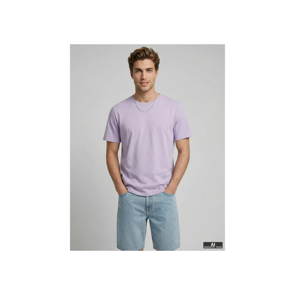 JREBAARON SS TEE — Cashmere Blue