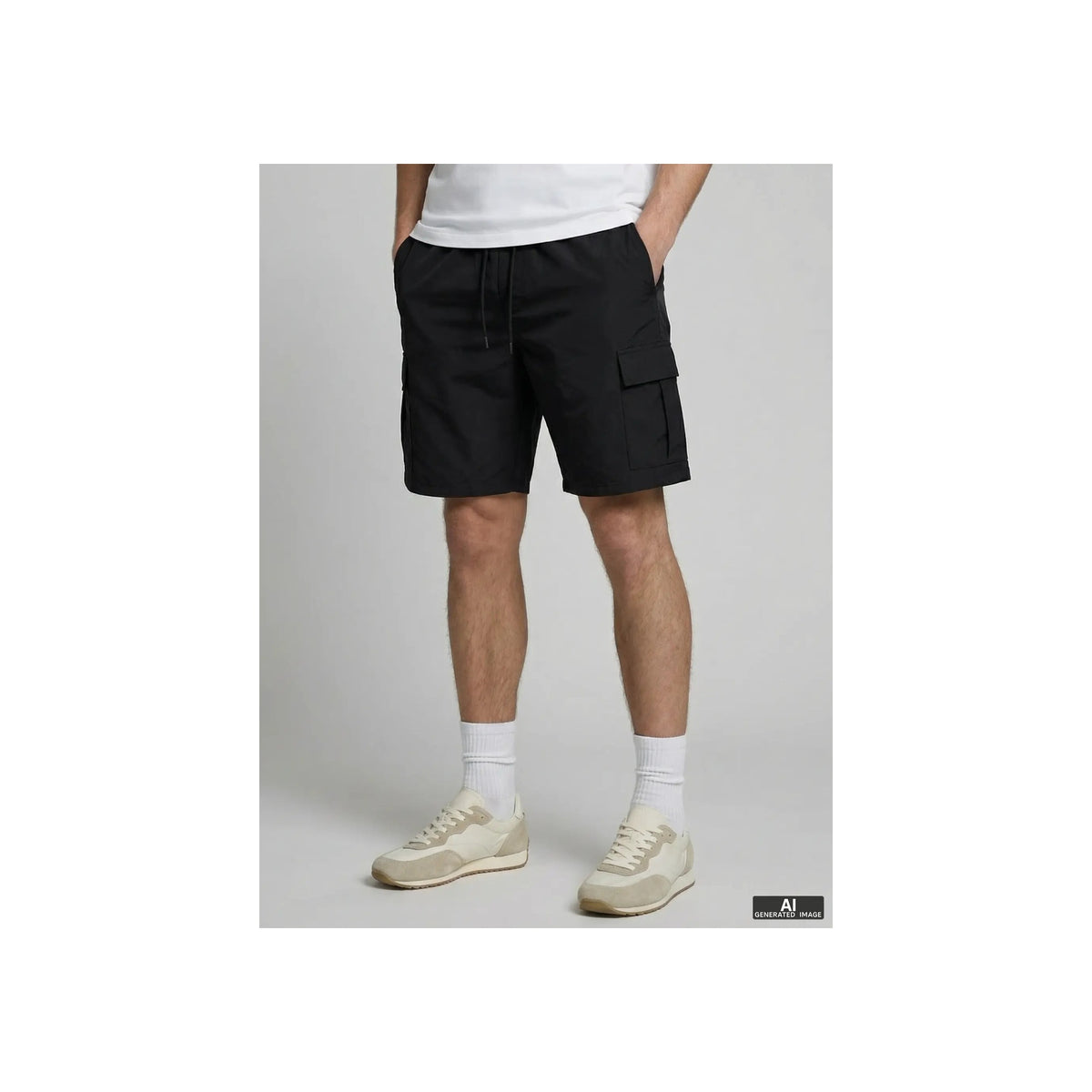 JREBJASON CLEO CARGO SHORT SRT — Ghost Gray