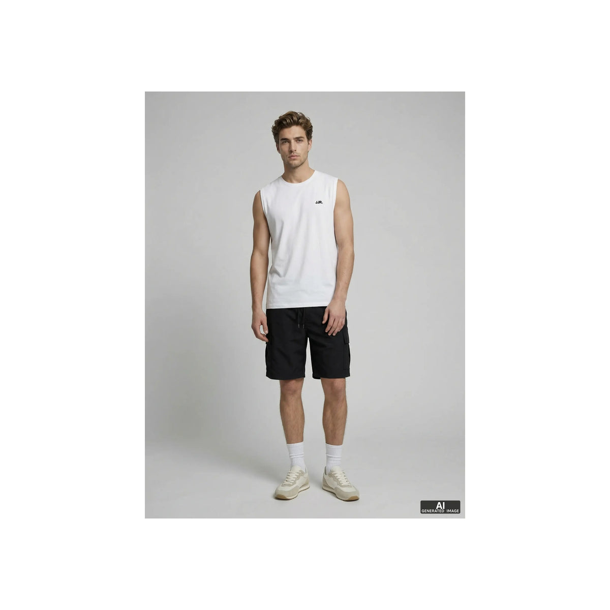 JREBJASON CLEO CARGO SHORT SRT — Ghost Gray