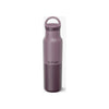 Paarse Klean Kanteen isolerende drinkfles met handgreep en logo, 592ml RVS waterfles