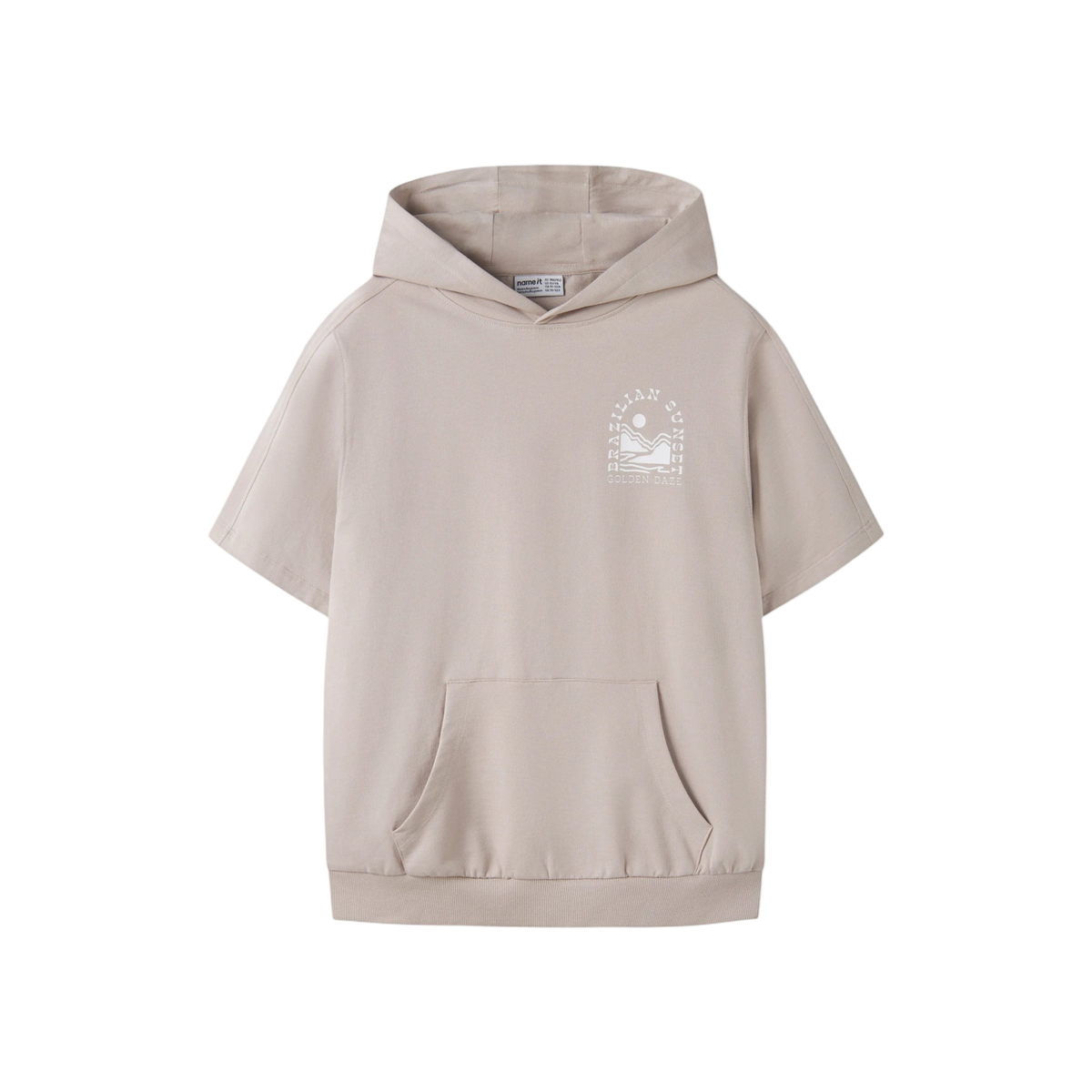 NKMHUKO SS NREG SWEAT WH UNB — Chateau Gray
