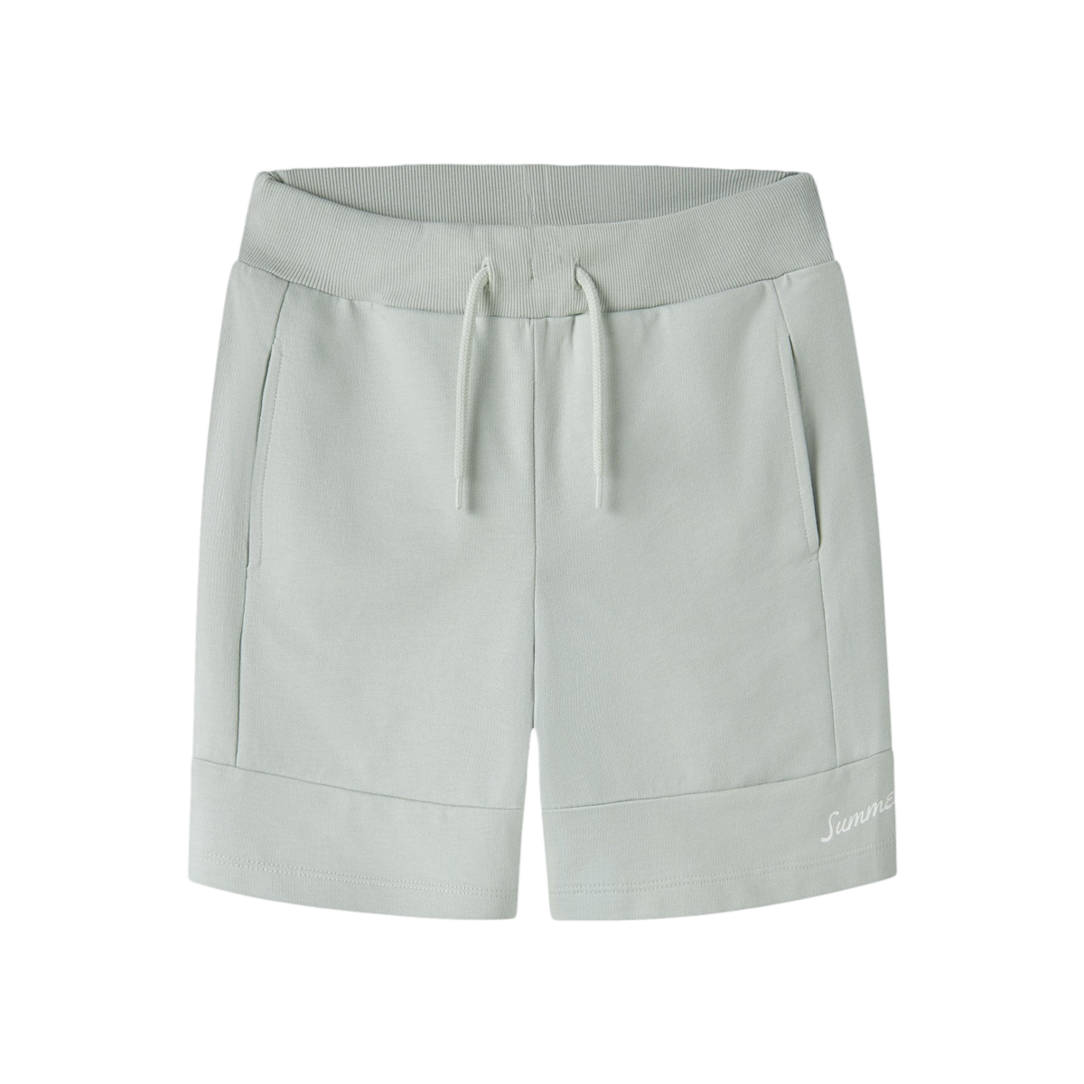NKMHUKO NREG SWEAT SHORTS UNB — Pale Aqua