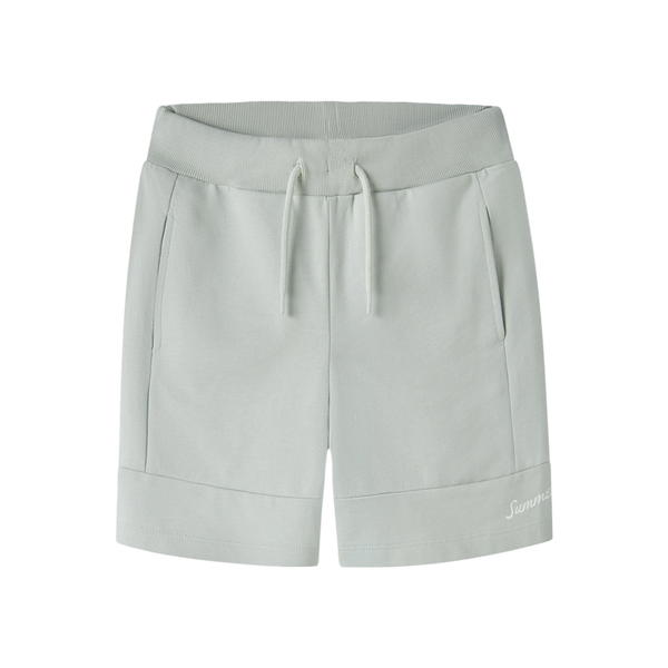 NKMHUKO NREG SWEAT SHORTS UNB — Pale Aqua