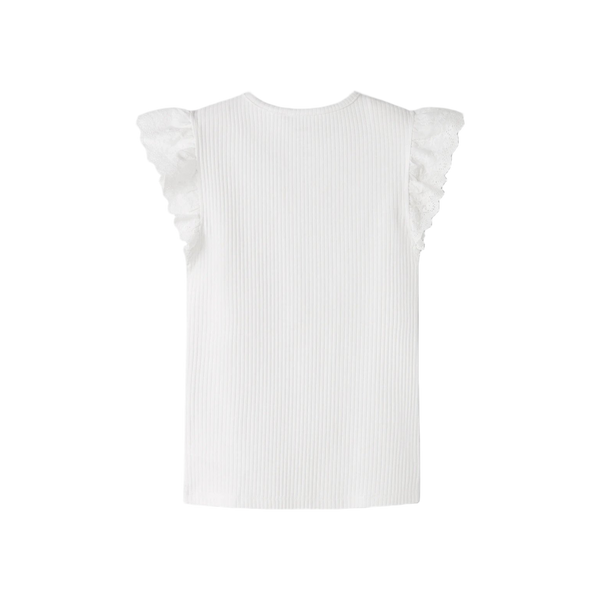 NKFHAVELLE CAP SL TOP — Bright White