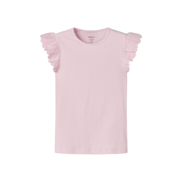 NKFHAVELLE CAP SL TOP — Cradle Pink