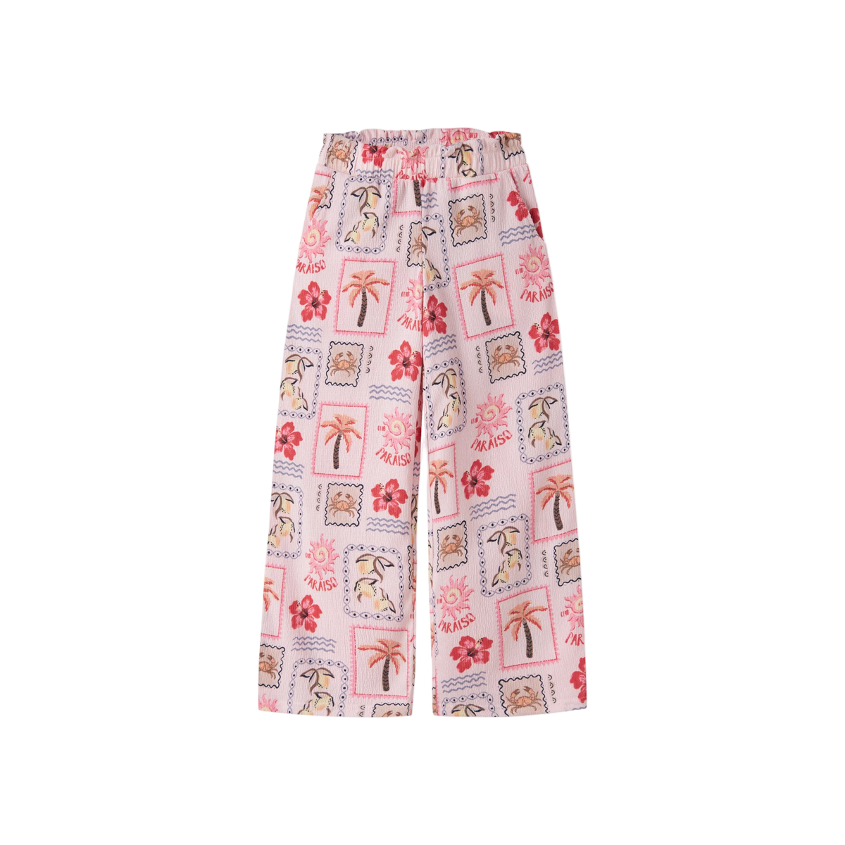 NKFJAMSAS WIDE PANT — Cradle Pink
