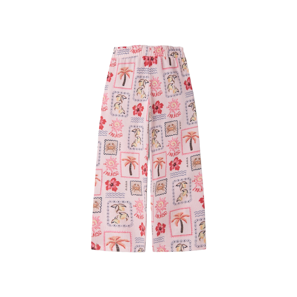 NKFJAMSAS WIDE PANT — Cradle Pink