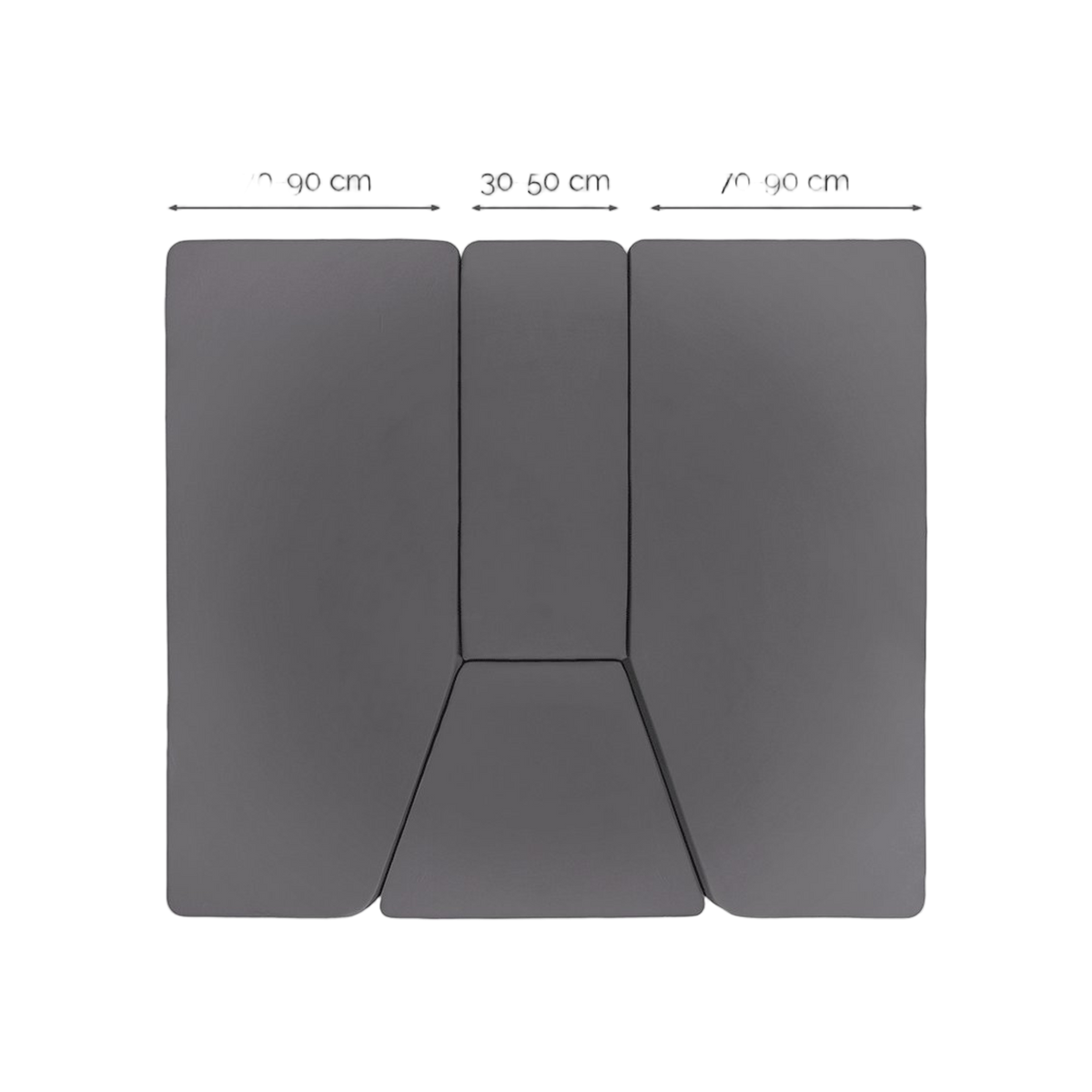 Walra Hoeslaken Jersey Stretch 4-delige set antraciet