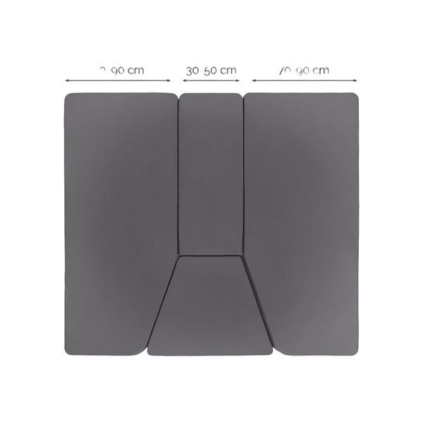 Walra Hoeslaken Jersey Stretch 4-delige set antraciet