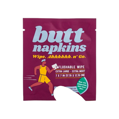 Butt Napkins Running