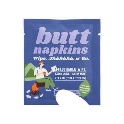 Butt Napkins Camping