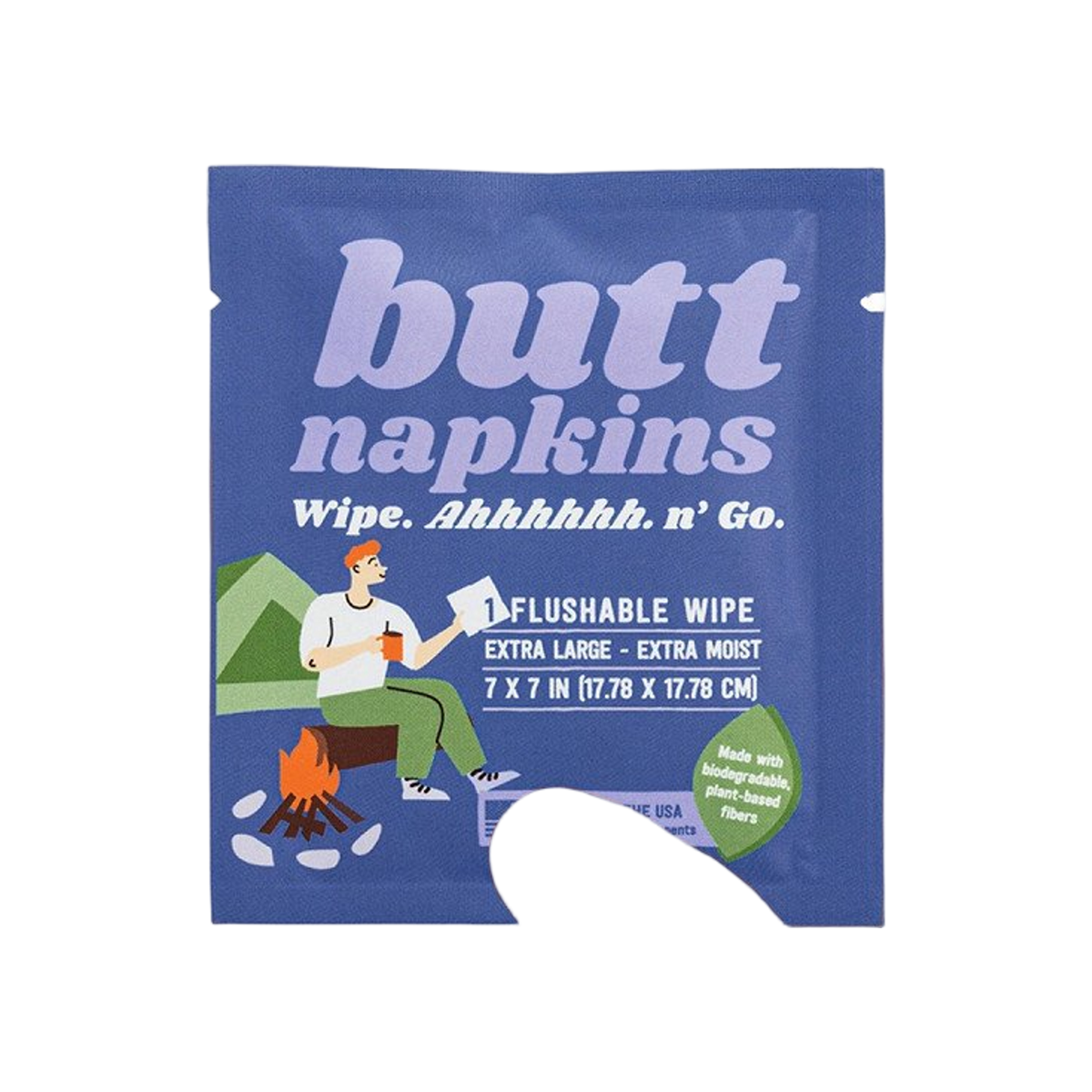 Butt Napkins Camping