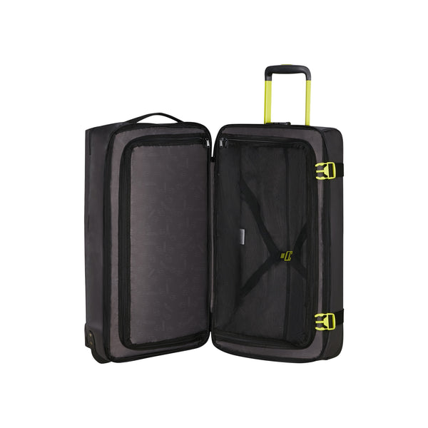 American Tourister URBAN TRACK DUFFLE/WH M — COATED BLACK/LIME