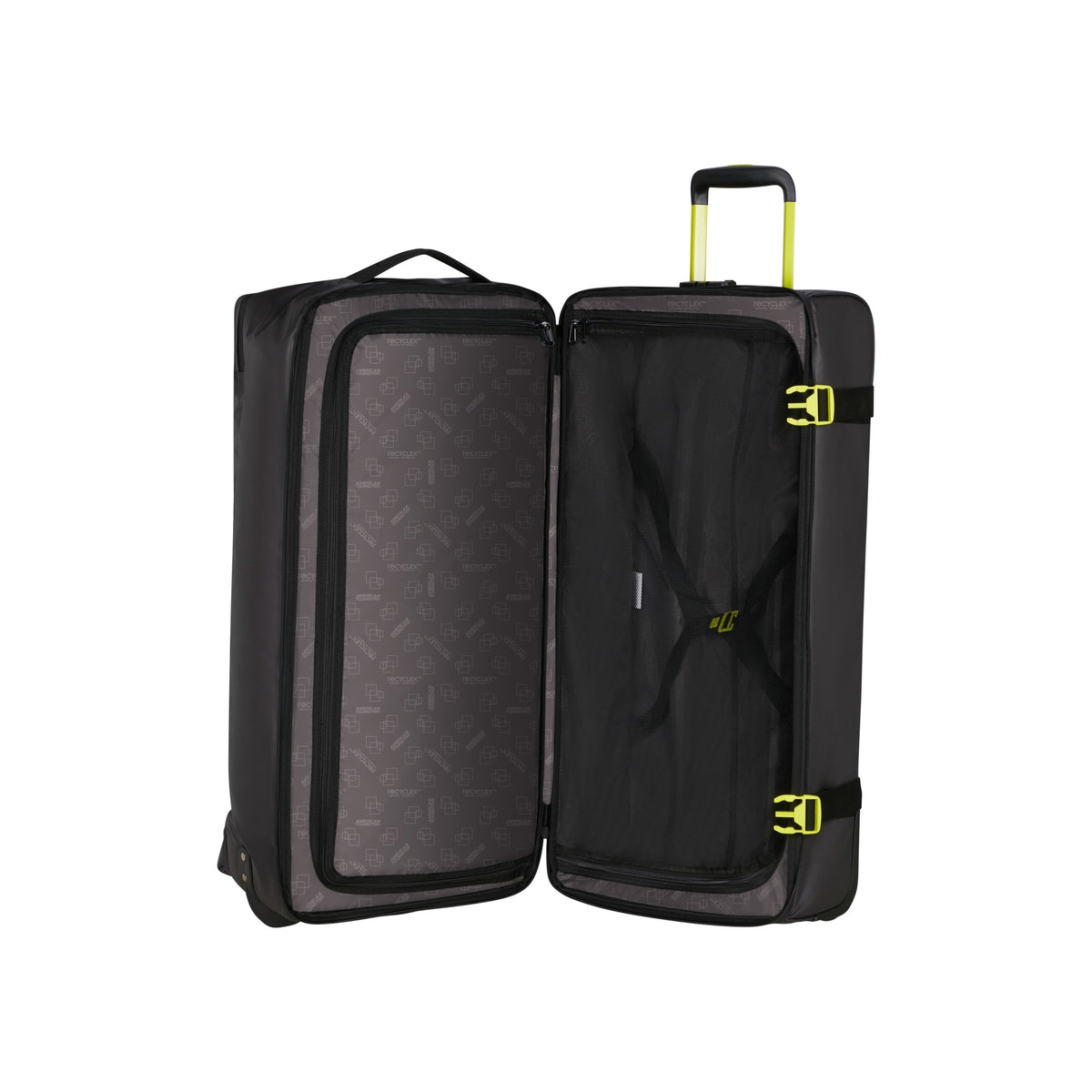 American Tourister URBAN TRACK DUFFLE/WH L — COATED BLACK/LIME