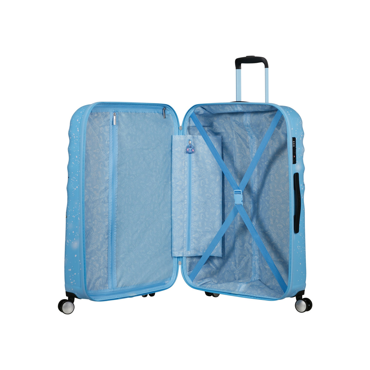 American Tourister WAVEBREAKER DISNEY SPIN.77/28 TSA DISNEY FL — STITCH UNIVERSE