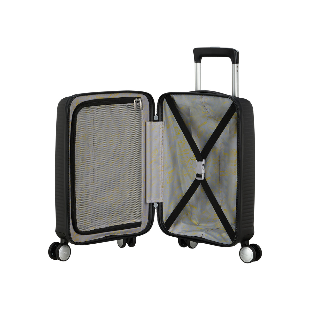 American Tourister SOUNDBOX MINI SPINNER 47/16 — BASS BLACK