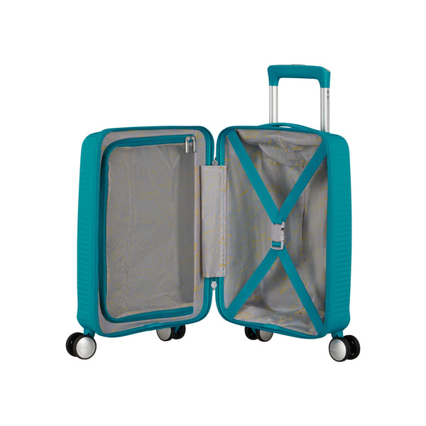 American Tourister SOUNDBOX MINI SPINNER 47/16 — DEEP TEAL