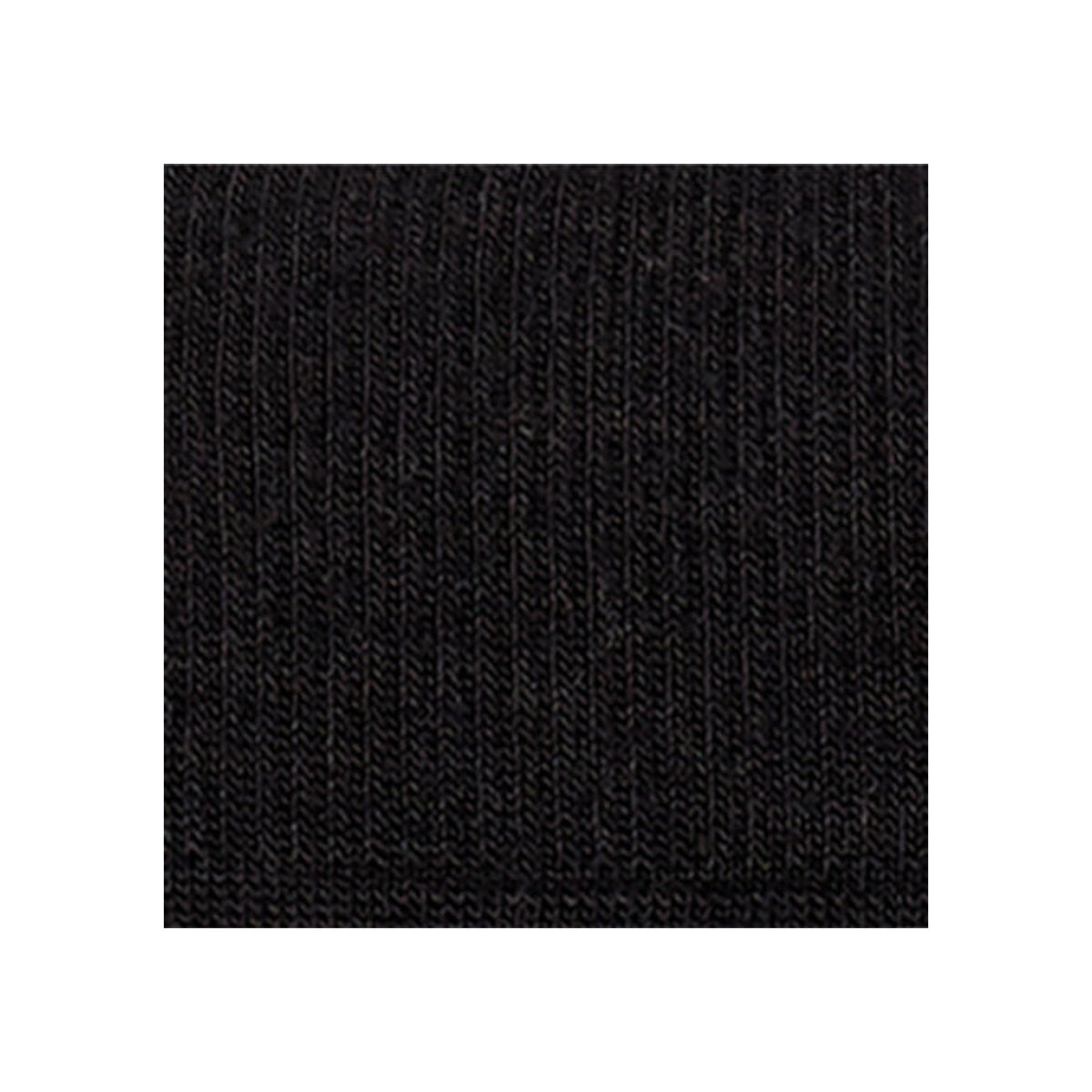 Zwarte ribgebreide stof met fijne textuur en verticale ribbels