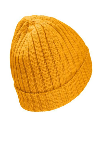 Jack Wolfskin Rib Knit Beanie — Burly Yellow Jw