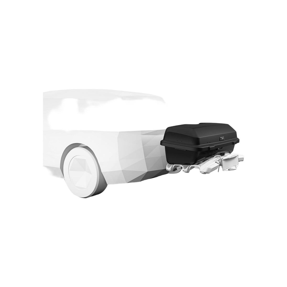 Thule Santu Roof Box Aerodynamic Luggage Box for Caravan & Camper