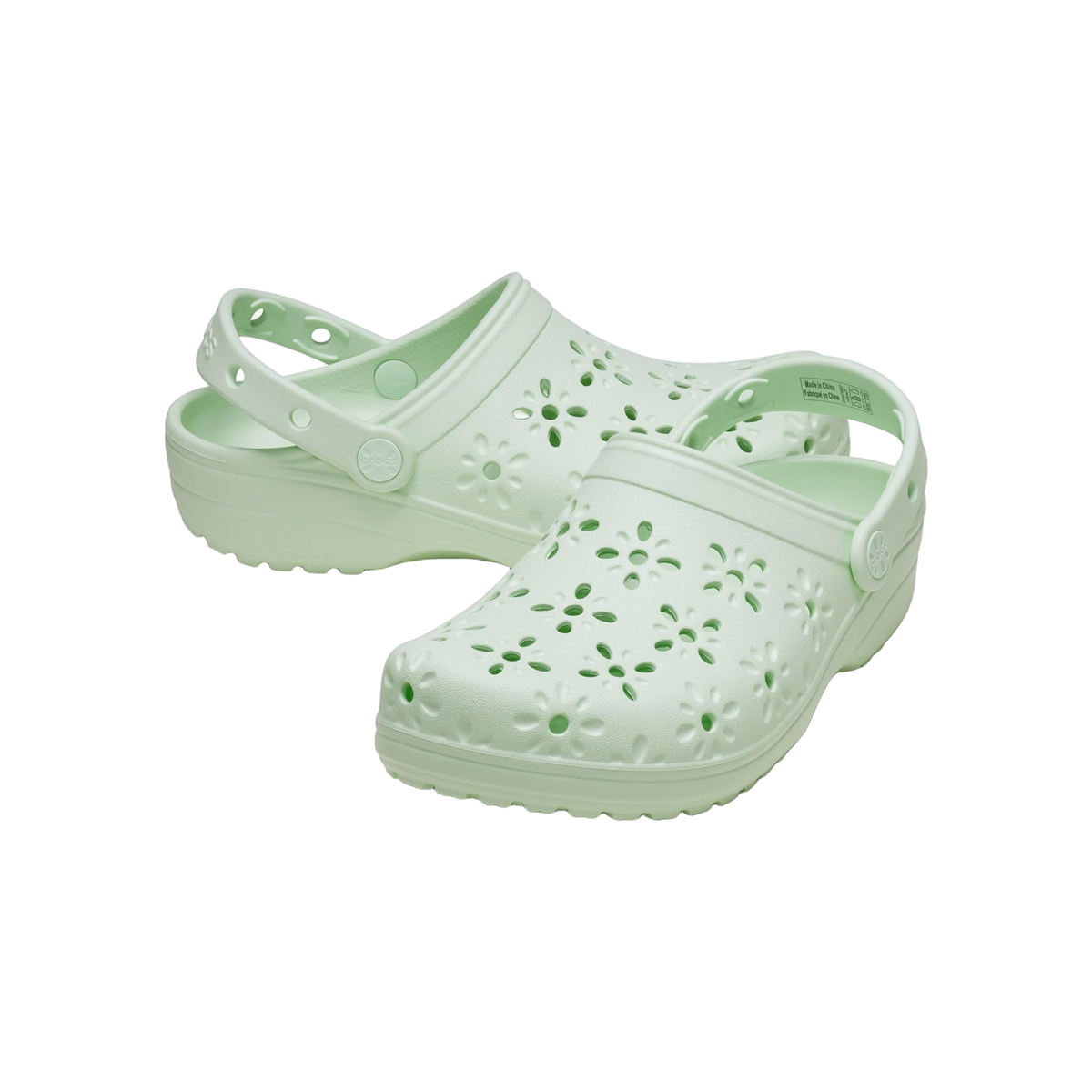 Crocs Classic Floral Cut Out Clog