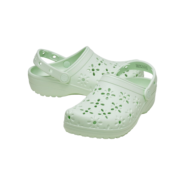 Crocs Classic Floral Cut Out Clog