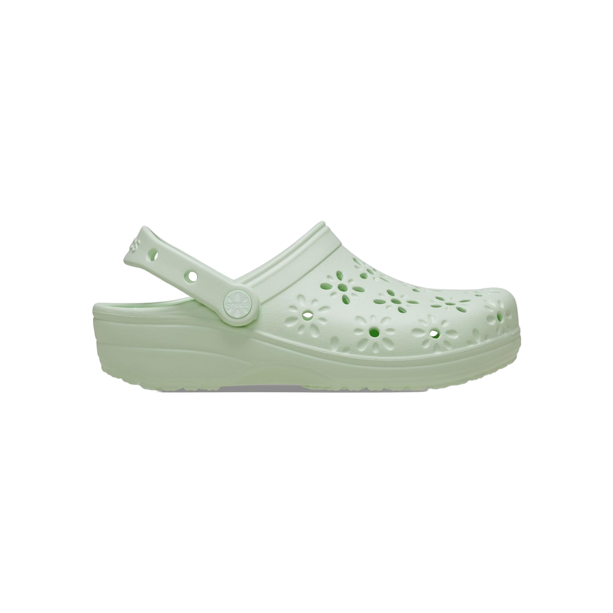 Crocs Classic Floral Cut Out Clog