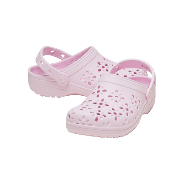 Crocs Classic Floral Cut Out Clog